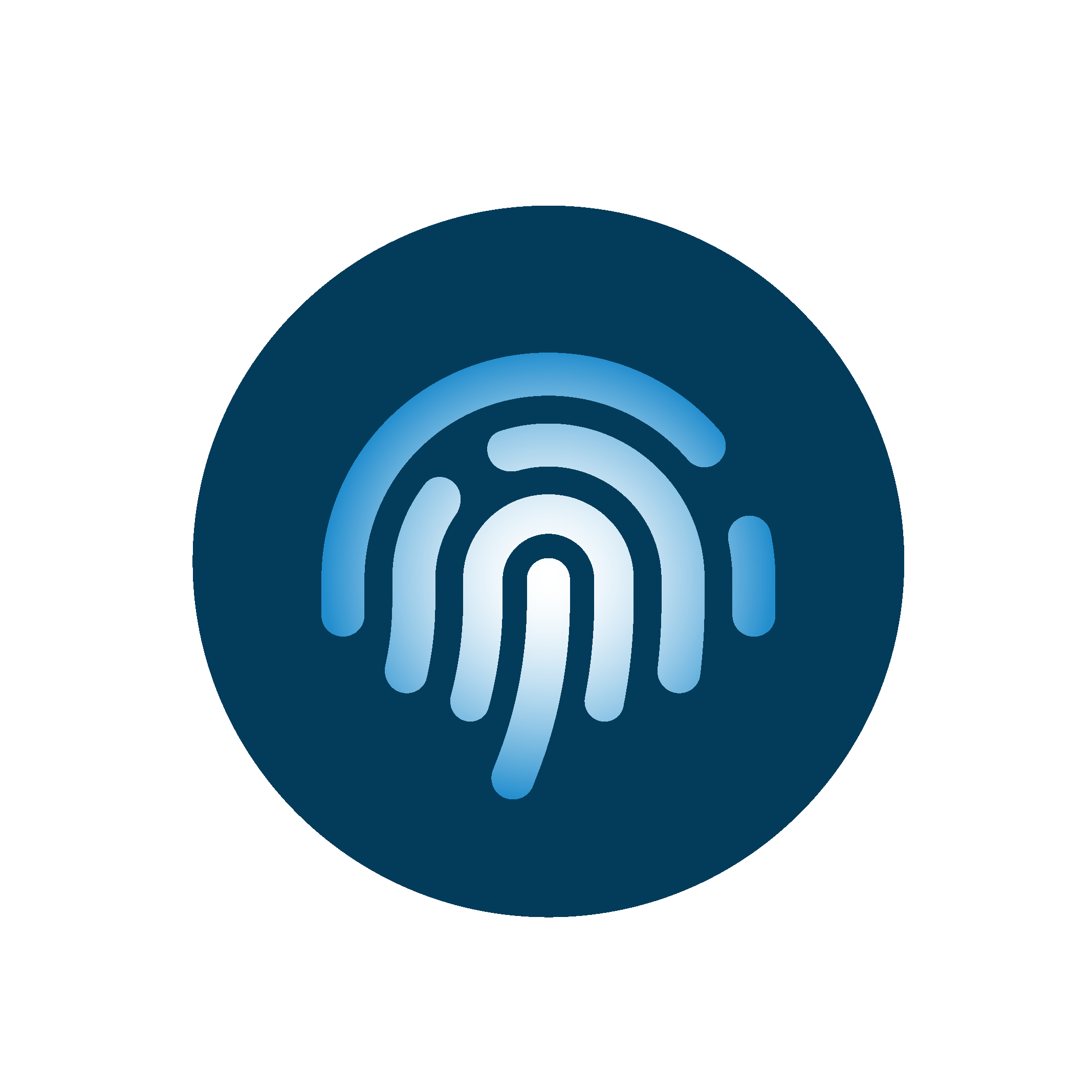 icon of a fingerprint