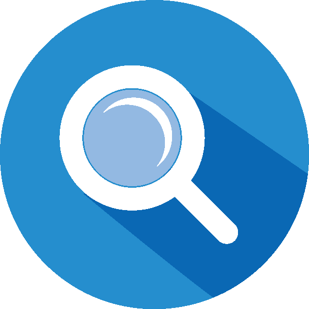 Icon of a magnifying glass