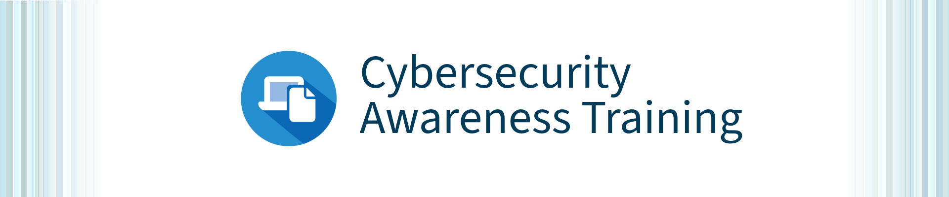 Cybersecurity Awareness Training Banner