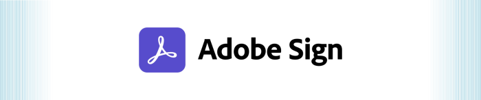 Adobe Sign Banner