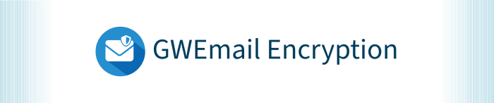 GW Email Encryption Banner