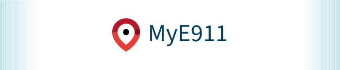 MyE911 Banner