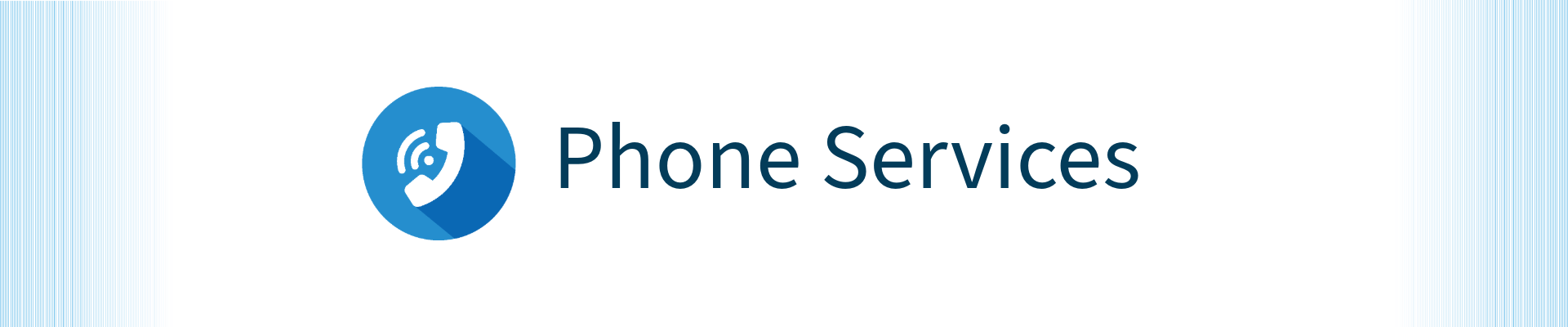Phone Services Banner